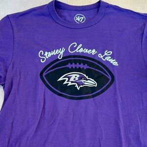 Purple Stoney Clover Lane T-Shirt Size  Small